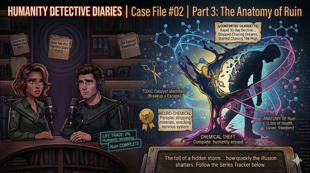 Anatomy of Ruin case file infographic for the Humanity Detective Diaries part 3 blog post.